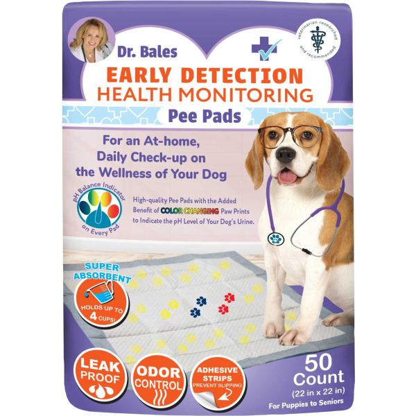 DR. BALES Early Detection Health Monitoring Pee Pads 50pk