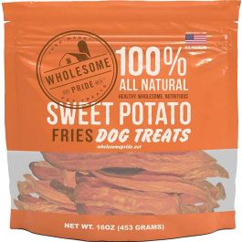 Wholesome pride sweet potato fries store dog treats