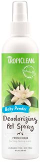 TropiClean Baby Powder Deodorizing Spray for Pets, 8oz