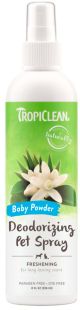 TropiClean Baby Powder Deodorizing Spray for Pets, 8oz