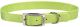 Flat Nylon Collar Lime - 1