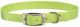 Flat Nylon Collar Lime - 1