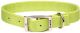 Flat Nylon Collar Double Ply Lime - 1