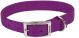 Flat Nylon Collar Double Ply Purple - 1