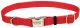 Nylon Adjustable Collar Red - 1