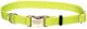 Nylon Adjustable Collar Lime - 1