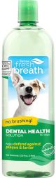 TropiClean Fresh Breath Dental Health Solution for Dogs, 33.8oz