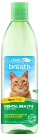 TropiClean Fresh Breath Dental Health Solution for Cats, 16oz