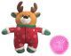 PATCHWORK Reindeer with Prickle Ball 9in