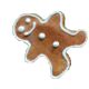 TAJ MA HOUND Gingerbread Man Cookie - Small