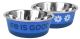 Life is Good Stainless Steel Pet Bowl Blue 28oz