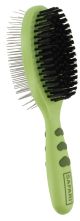 SAFARI Pin and Bristle Combo Brush for Small or Medium Dogs